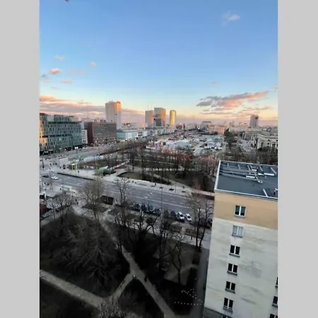 Super Apartament Brown 2X Metro Nowy Wifi Netflix Spotify Panorama Miasta Warsaw Exterior photo